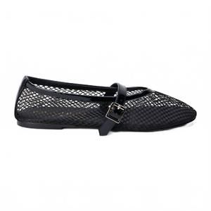 NEW MATISSE women's nolita mesh flat shoes in black